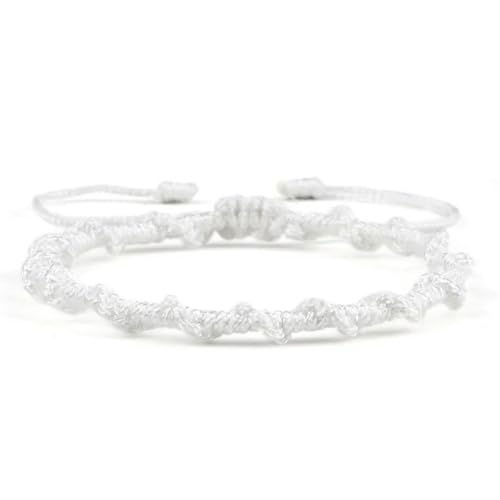 LOUKEKE 2 Stücke/set Multicolor Armbänder & Armreifen Für Frauen Männer Handgemachte Seil Bettelarmband von LOUKEKE