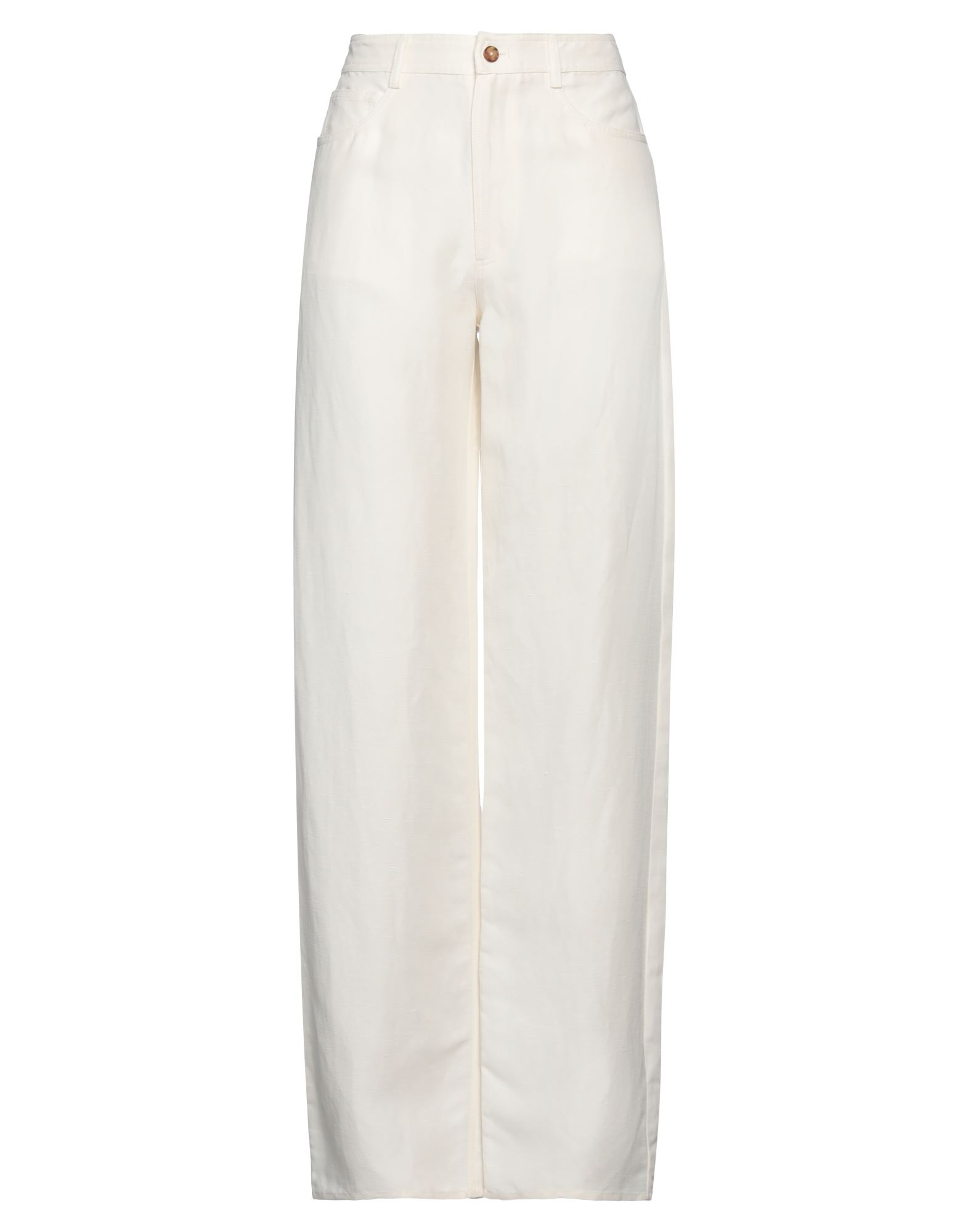 LOULOU STUDIO Hose Damen Elfenbein LOULOU STUDIO Hose Damen Elfenbein von LOULOU STUDIO