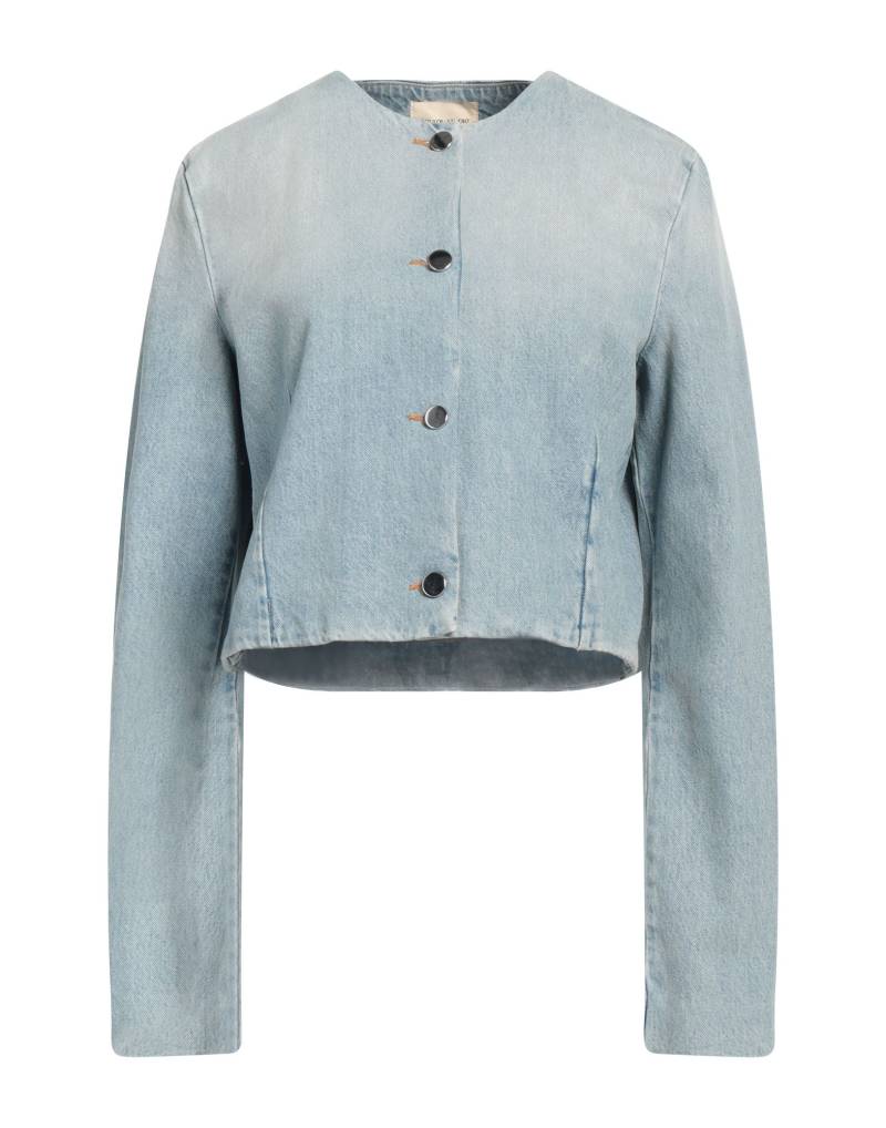 LOULOU STUDIO Jeansjacke/-mantel Damen Blau von LOULOU STUDIO