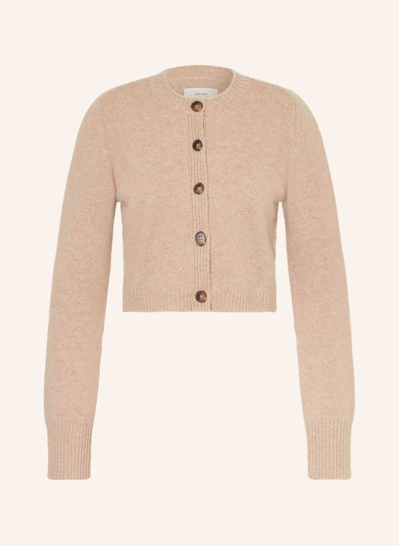 Loulou De Saison Strickjacke Zephir Aus Cashmere beige von LOULOU DE SAISON