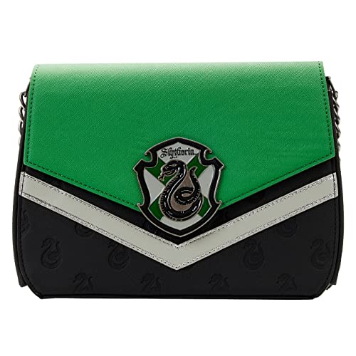 LOUNGEFLY Damen Slytherin Crossbody Umhängetasche, Multi von LOUNGEFLY