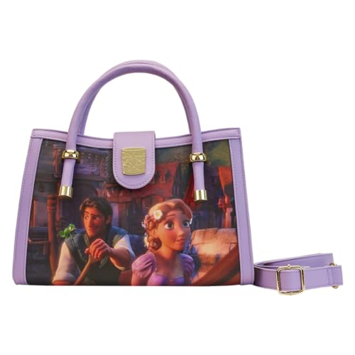 LOUNGEFLY Disney Crossbody Bag Rapunzel Princess Nue offiziell Purple One Size von LOUNGEFLY