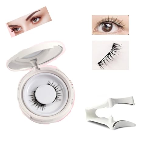 LOUPKC Magnetisches Wimpernset ohne Eyeliner, magnetische Wimpern, natürlich aussehende falsche Wimpern, wiederverwendbares magnetisches Wimpernset, kein Kleber, künstliche Nerzwimpern mit Magneten(E) LOUPKC Magnetisches Wimpernset ohne Eyeliner, magnetische Wimpern, natürlich aussehende falsche Wimpern, wiederverwendbares magnetisches Wimpernset, kein Kleber, künstliche Nerzwimpern mit Magneten(E) von LOUPKC