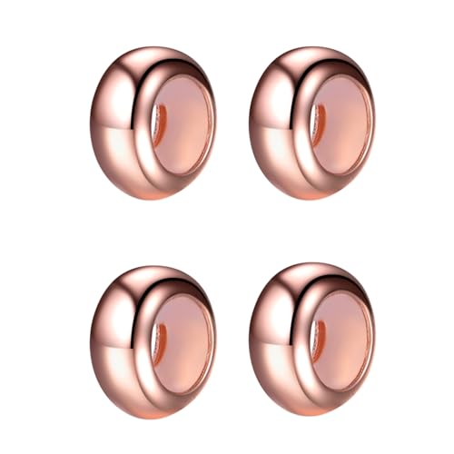 LOVANS 4 Stück 925er Sterlingsilber-Gummi-Zwischenstopper-Perlen-Charms für europäische DIY-Armbänder LOVANS 4 Stück 925er Sterlingsilber-Gummi-Zwischenstopper-Perlen-Charms für europäische DIY-Armbänder von LOVANS