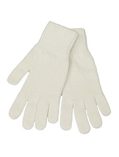 LOVARZI Weiß Frauenhandschuhe aus Wolle Winterhandschuhe für Damen von LOVARZI