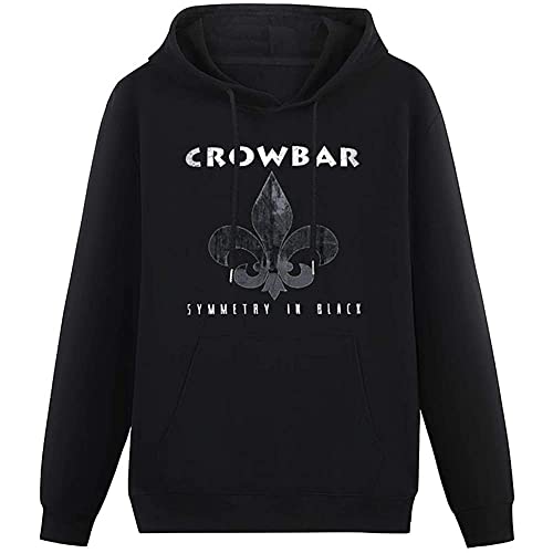 LOVE IS PERFECT Crowbar American Band Long Sleeve Hoody Sweatershirt Pullover for Men Unisex Hoodie Black XXL von LOVE IS PERFECT