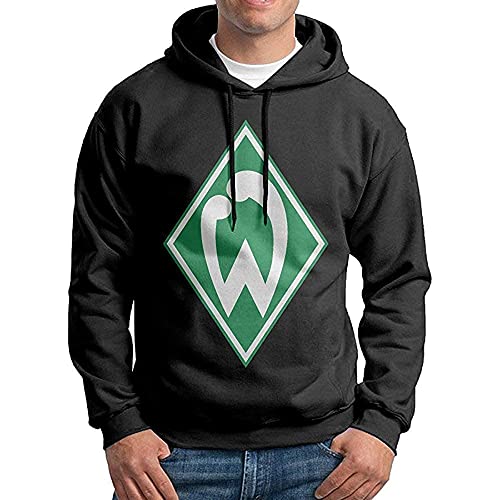 LOVE IS PERFECT Sv Werder Bremen Logo Long Sleeve Hoody Sweatershirt Pullover for Men Unisex Hoodie Black S von LOVE IS PERFECT