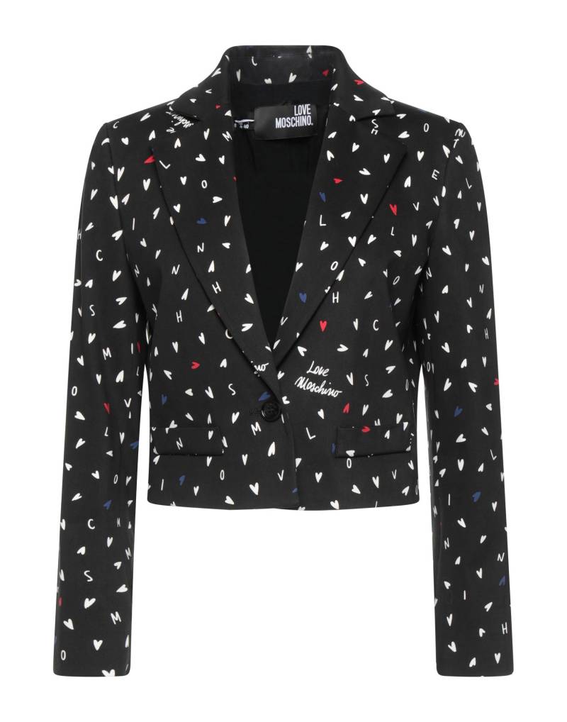 LOVE MOSCHINO Blazer Damen Schwarz von LOVE MOSCHINO