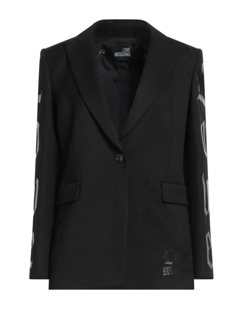 LOVE MOSCHINO Blazer Damen Schwarz von LOVE MOSCHINO