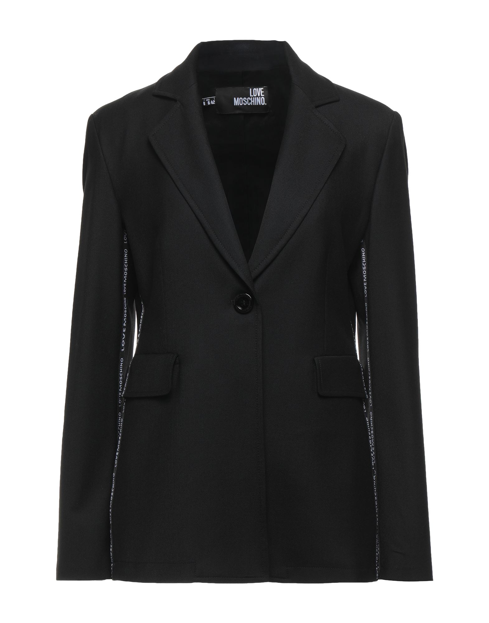 LOVE MOSCHINO Blazer Damen Schwarz LOVE MOSCHINO Blazer Damen Schwarz von LOVE MOSCHINO