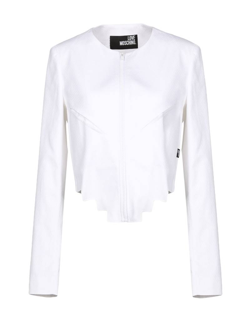 LOVE MOSCHINO Jacke & Anorak Damen Weiß von LOVE MOSCHINO