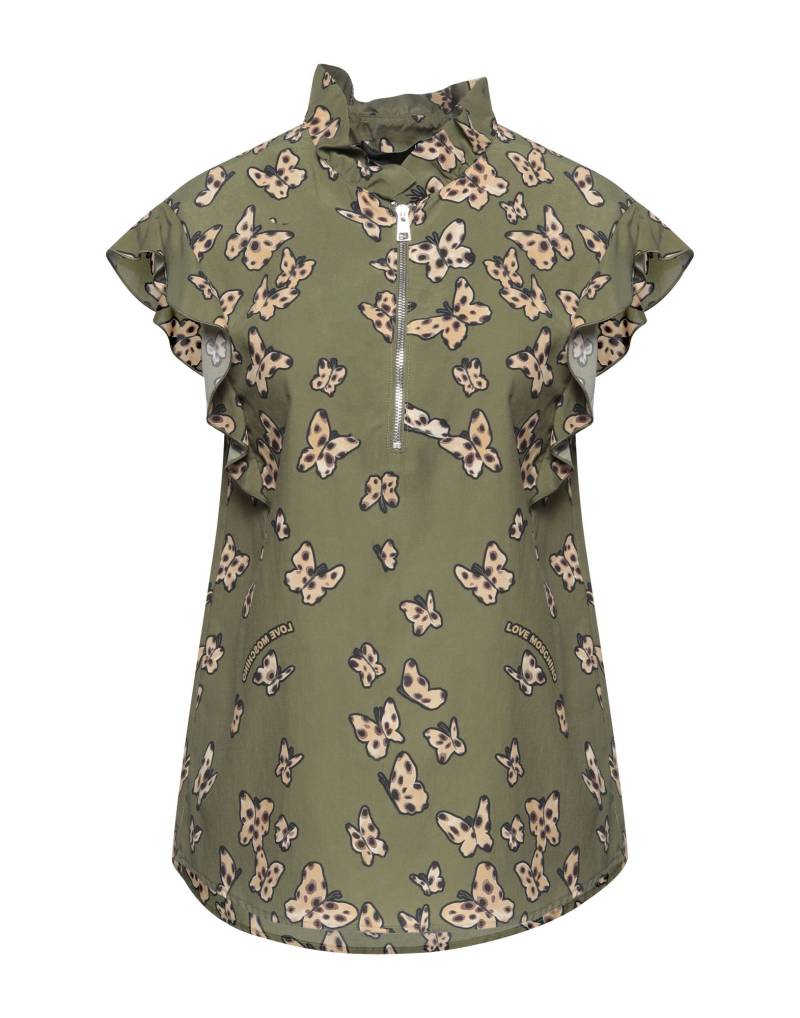 LOVE MOSCHINO Top Damen Militärgrün von LOVE MOSCHINO