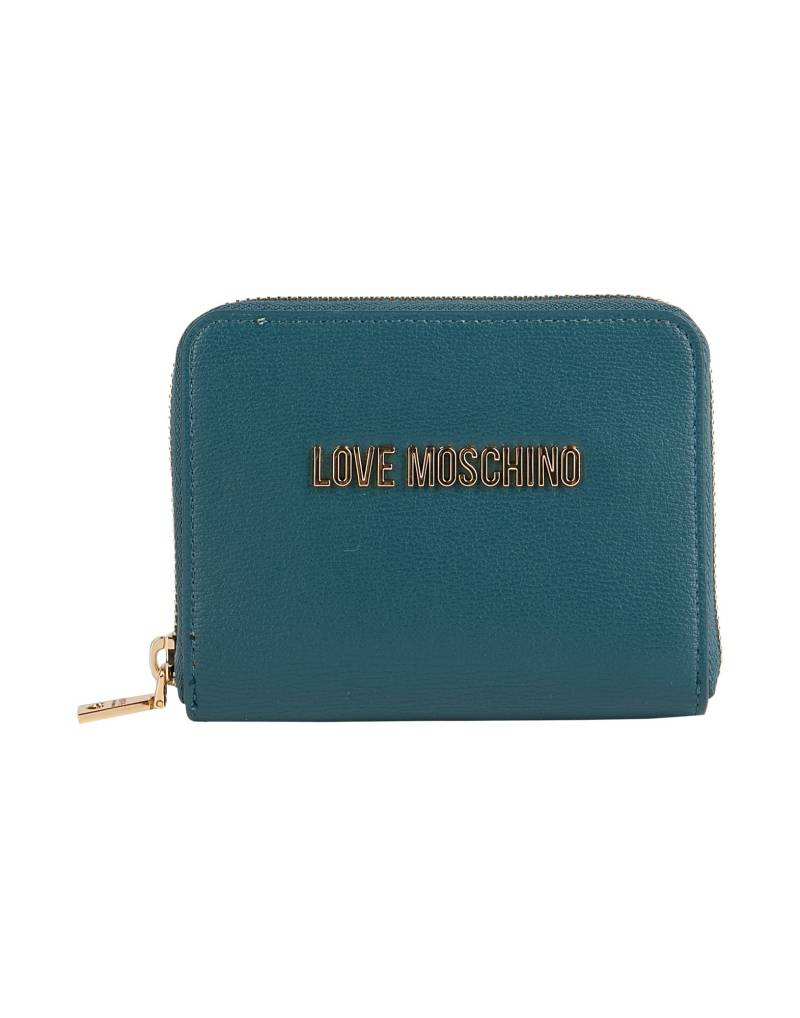 LOVE MOSCHINO Brieftasche Damen Aquamarin von LOVE MOSCHINO