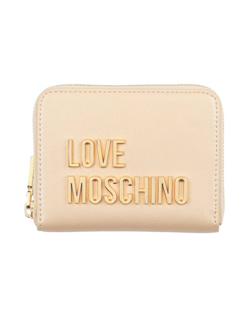 LOVE MOSCHINO Brieftasche Damen Beige von LOVE MOSCHINO