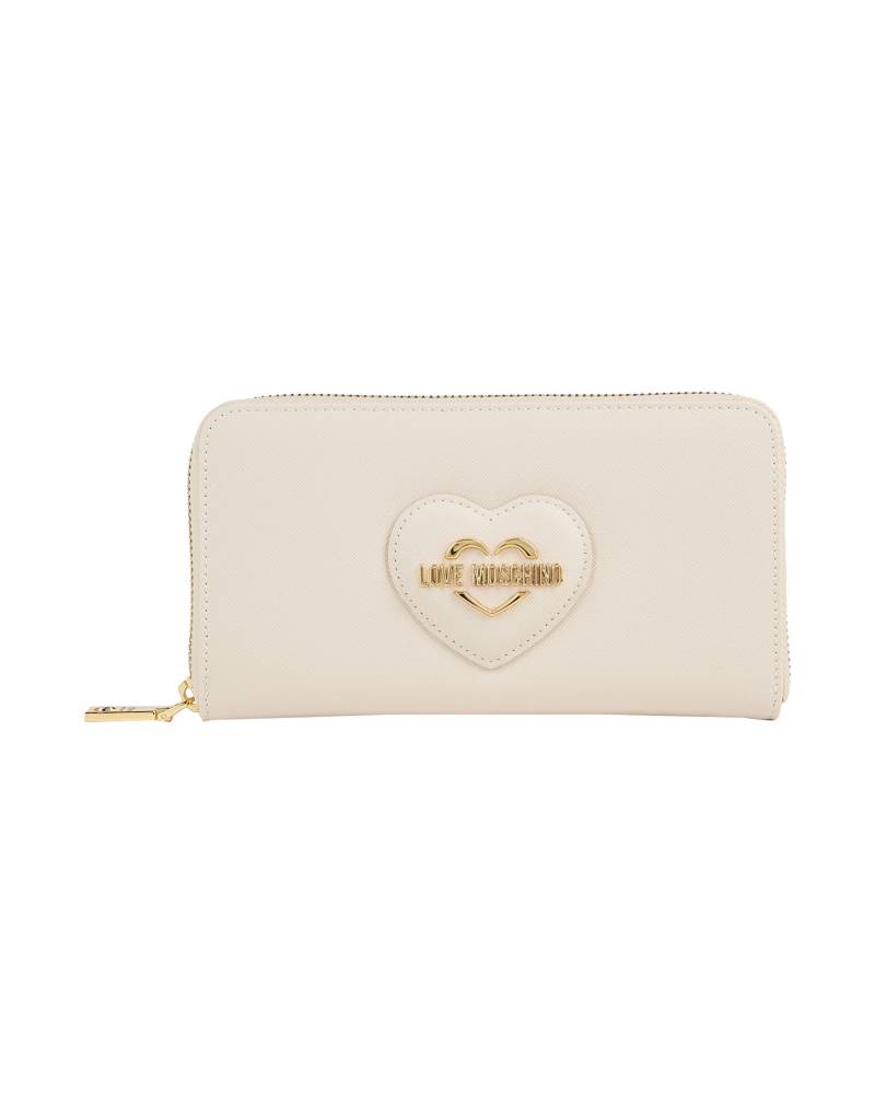 LOVE MOSCHINO Brieftasche Damen Elfenbein von LOVE MOSCHINO