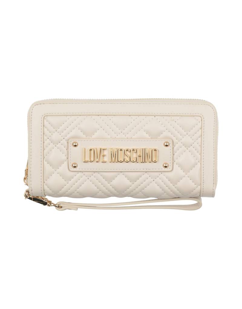 LOVE MOSCHINO Brieftasche Damen Elfenbein von LOVE MOSCHINO