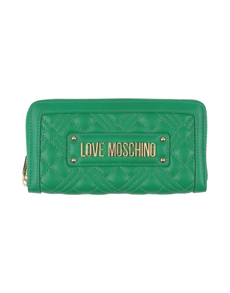 LOVE MOSCHINO Brieftasche Damen Grün von LOVE MOSCHINO