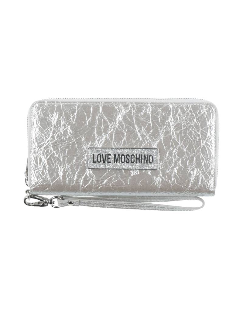 LOVE MOSCHINO Brieftasche Damen Silber von LOVE MOSCHINO