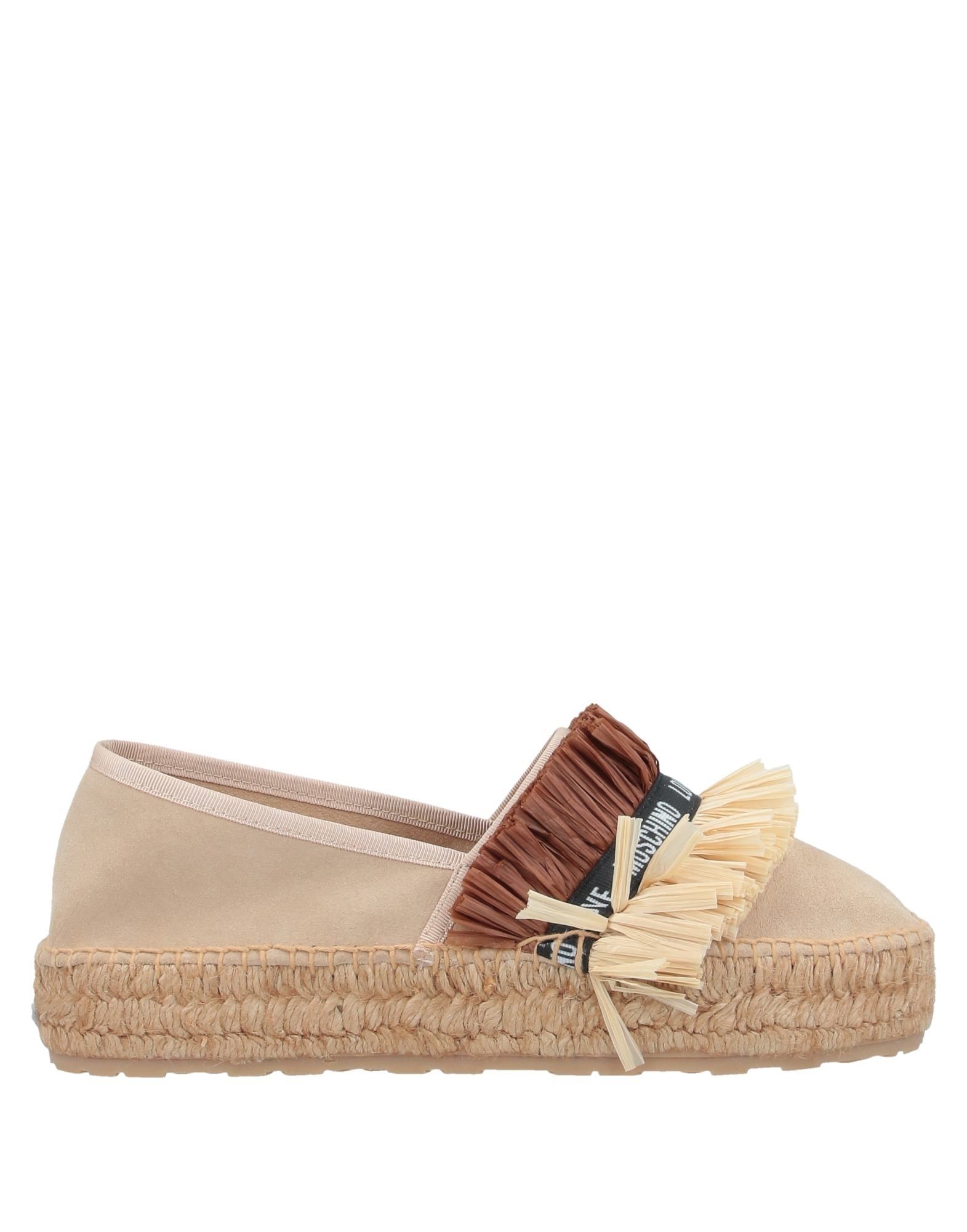 LOVE MOSCHINO Espadrilles Damen Beige von LOVE MOSCHINO