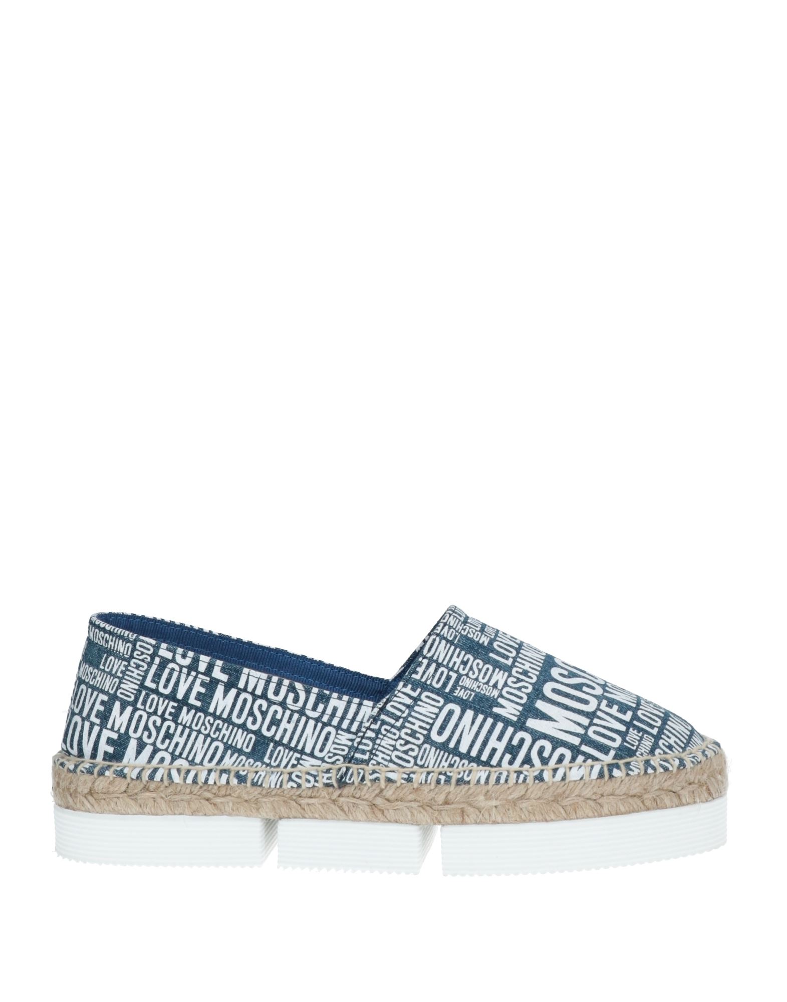 LOVE MOSCHINO Espadrilles Damen Blau von LOVE MOSCHINO