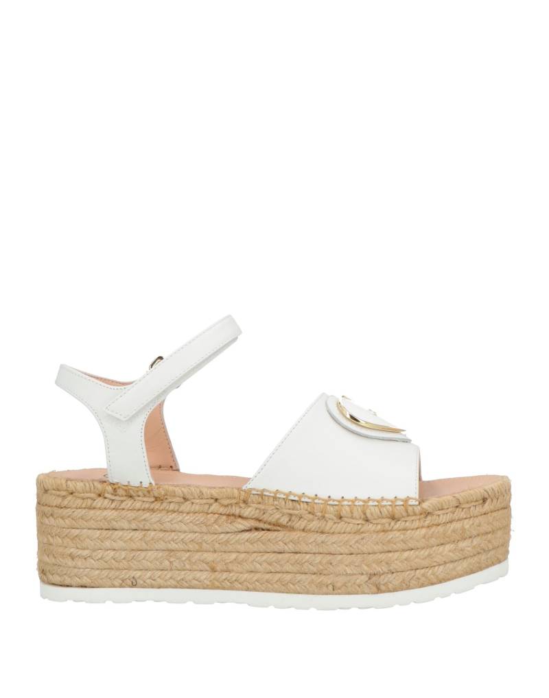 LOVE MOSCHINO Espadrilles Damen Weiß von LOVE MOSCHINO