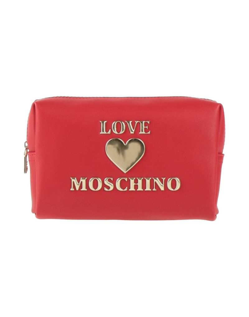 LOVE MOSCHINO Beauty Case Damen Rot von LOVE MOSCHINO