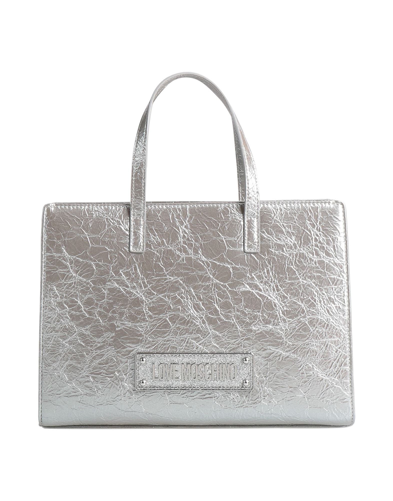 LOVE MOSCHINO Handtaschen Damen Silber LOVE MOSCHINO Handtaschen Damen Silber von LOVE MOSCHINO