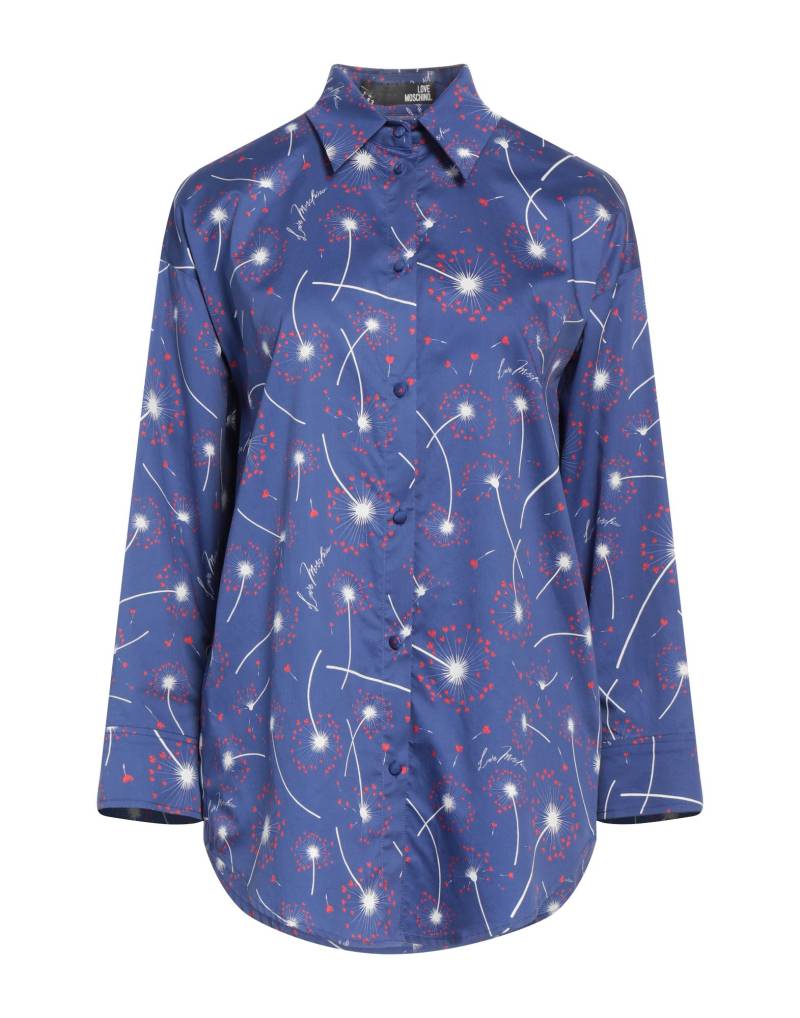 LOVE MOSCHINO Hemd Damen Blau von LOVE MOSCHINO