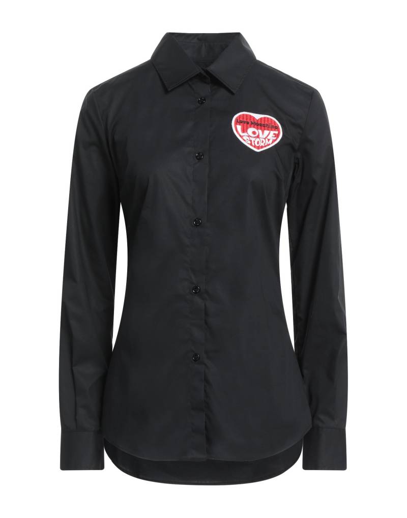 LOVE MOSCHINO Hemd Damen Schwarz von LOVE MOSCHINO