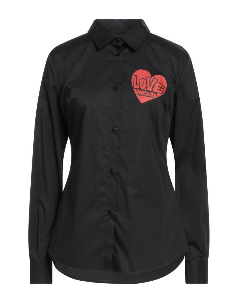 LOVE MOSCHINO Hemd Damen Schwarz von LOVE MOSCHINO