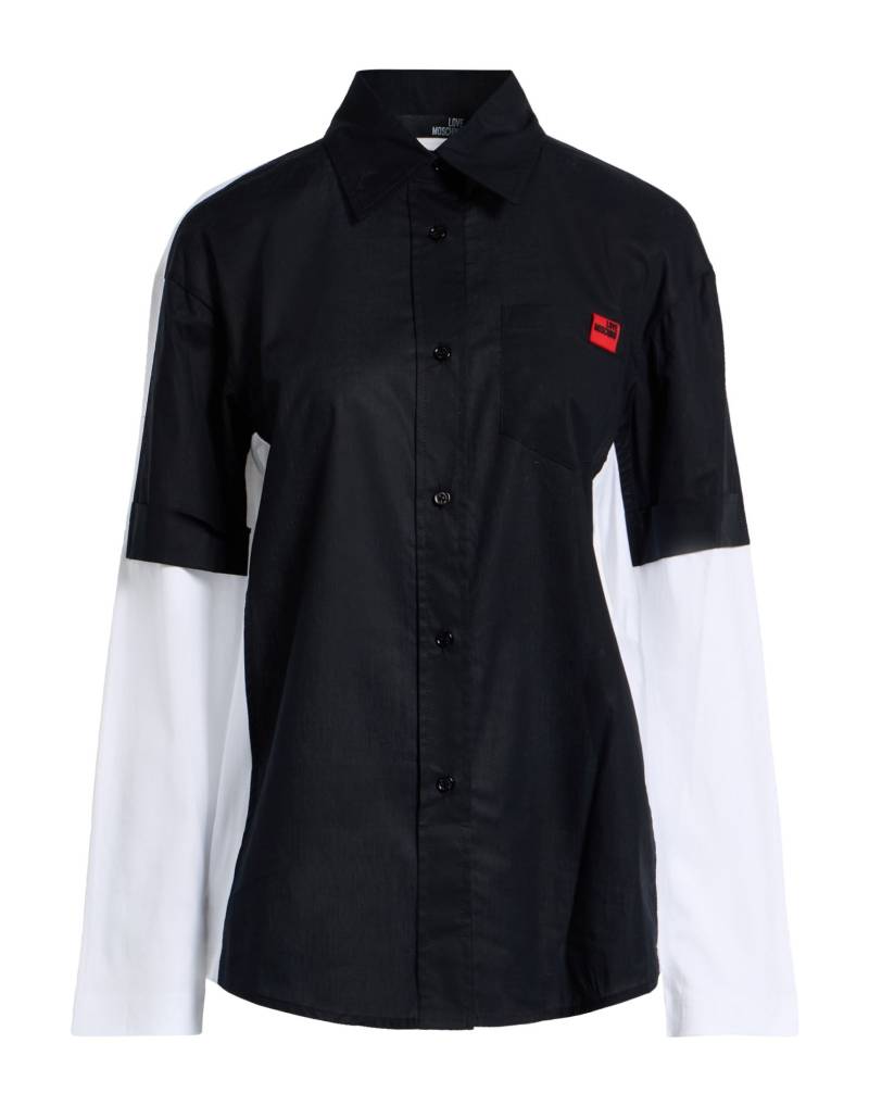 LOVE MOSCHINO Hemd Damen Schwarz von LOVE MOSCHINO