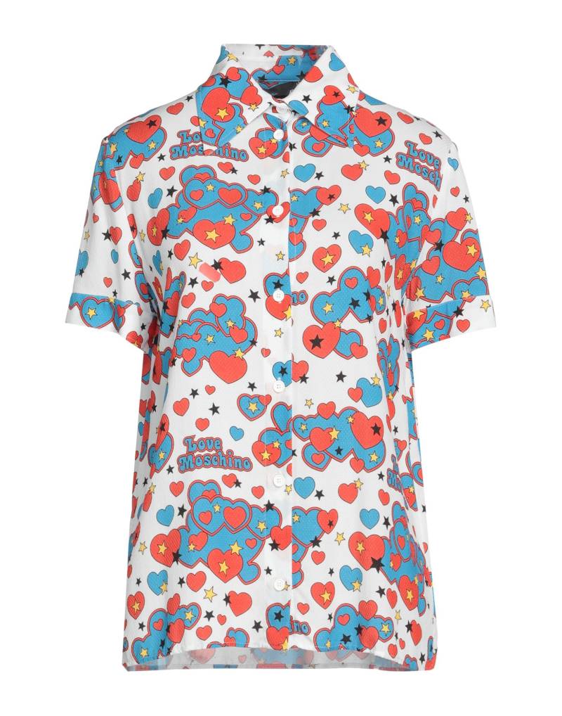 LOVE MOSCHINO Hemd Damen Weiß von LOVE MOSCHINO
