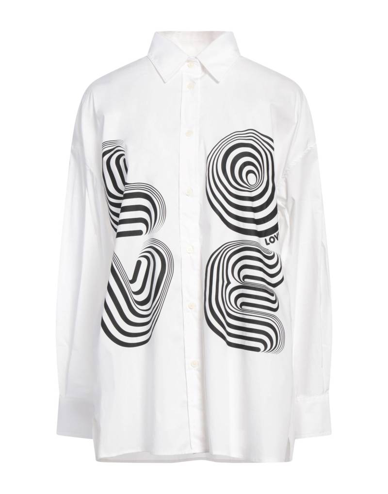 LOVE MOSCHINO Hemd Damen Weiß von LOVE MOSCHINO
