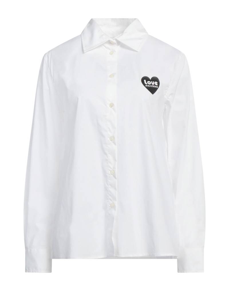 LOVE MOSCHINO Hemd Damen Weiß von LOVE MOSCHINO
