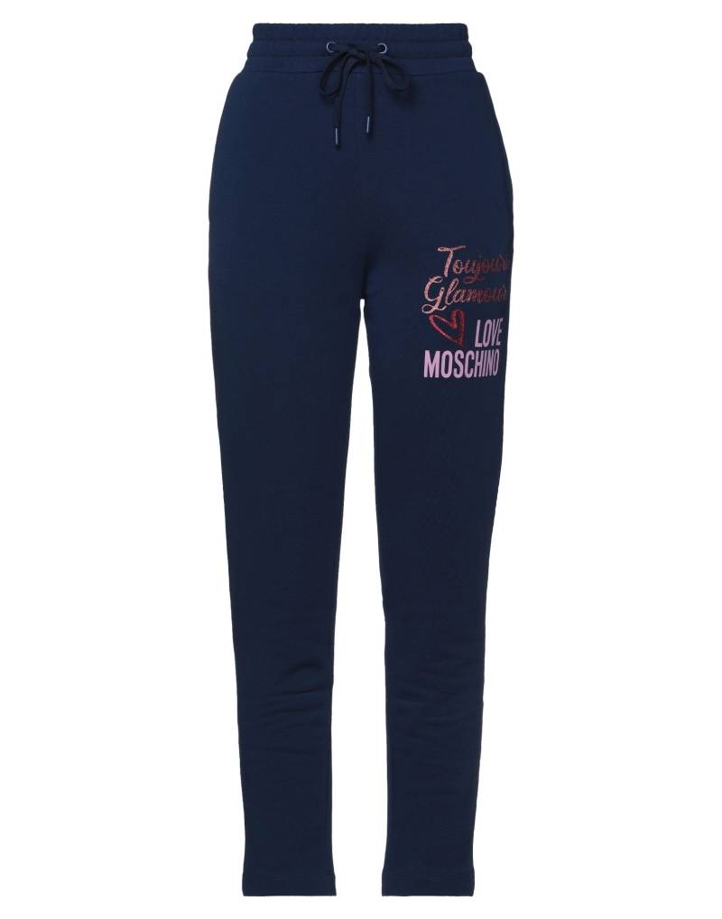 LOVE MOSCHINO Hose Damen Blau von LOVE MOSCHINO
