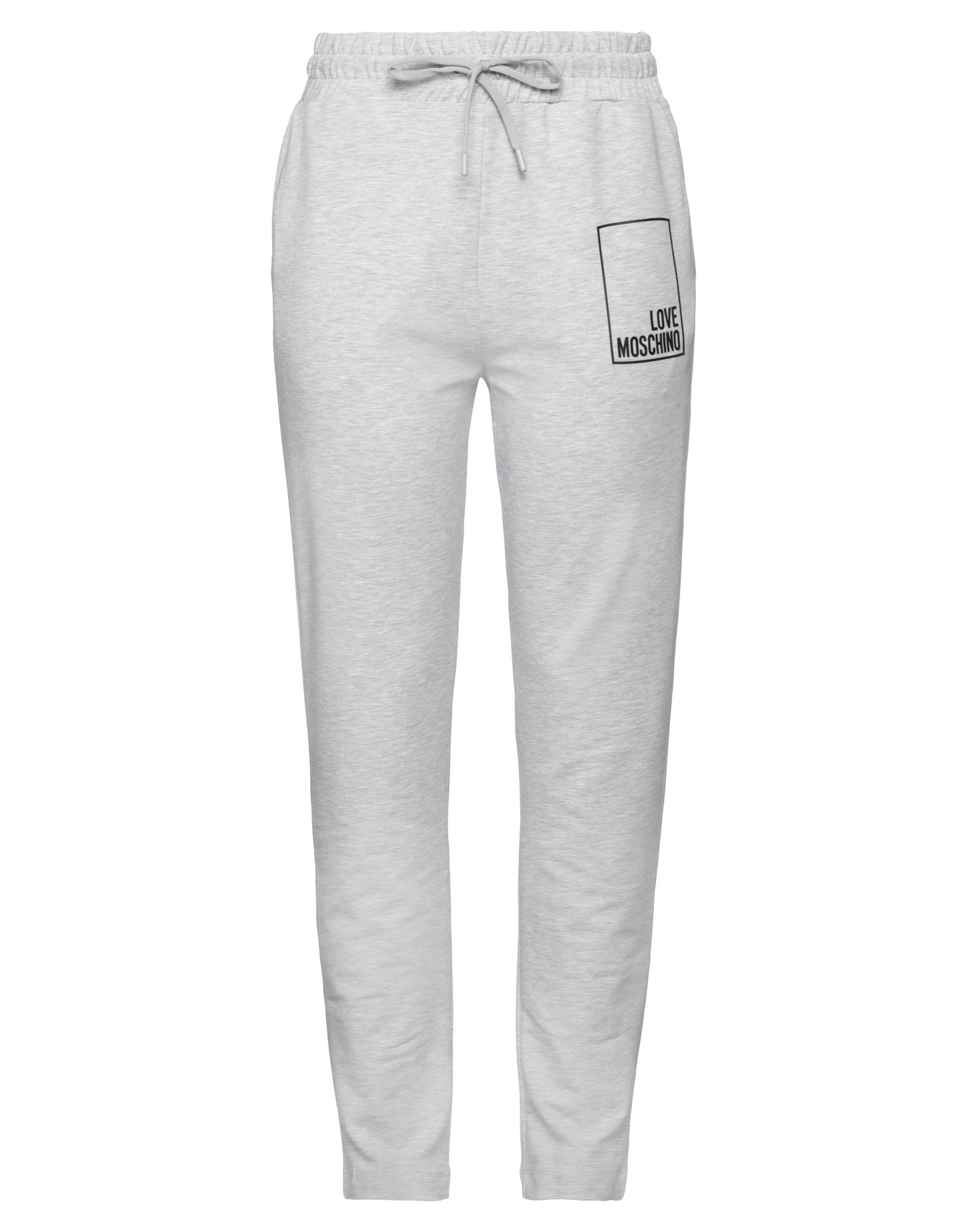 LOVE MOSCHINO Hose Damen Hellgrau von LOVE MOSCHINO