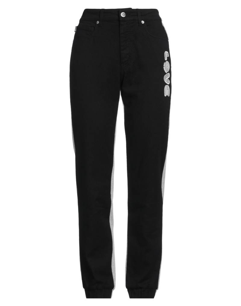 LOVE MOSCHINO Hose Damen Schwarz von LOVE MOSCHINO