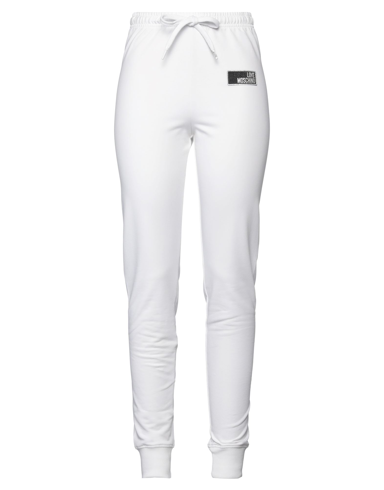 LOVE MOSCHINO Hose Damen Weiß von LOVE MOSCHINO