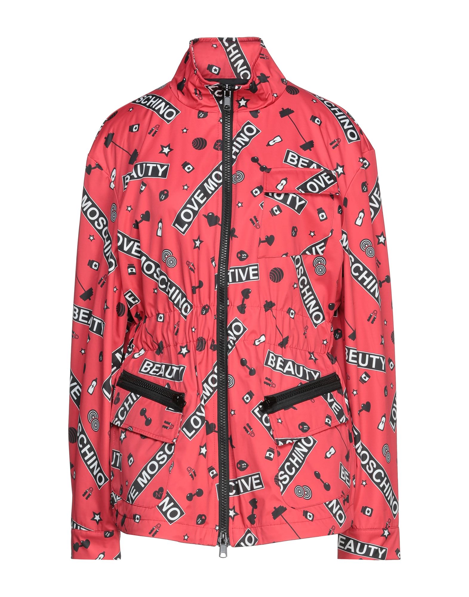 LOVE MOSCHINO Jacke & Anorak Damen Rot von LOVE MOSCHINO