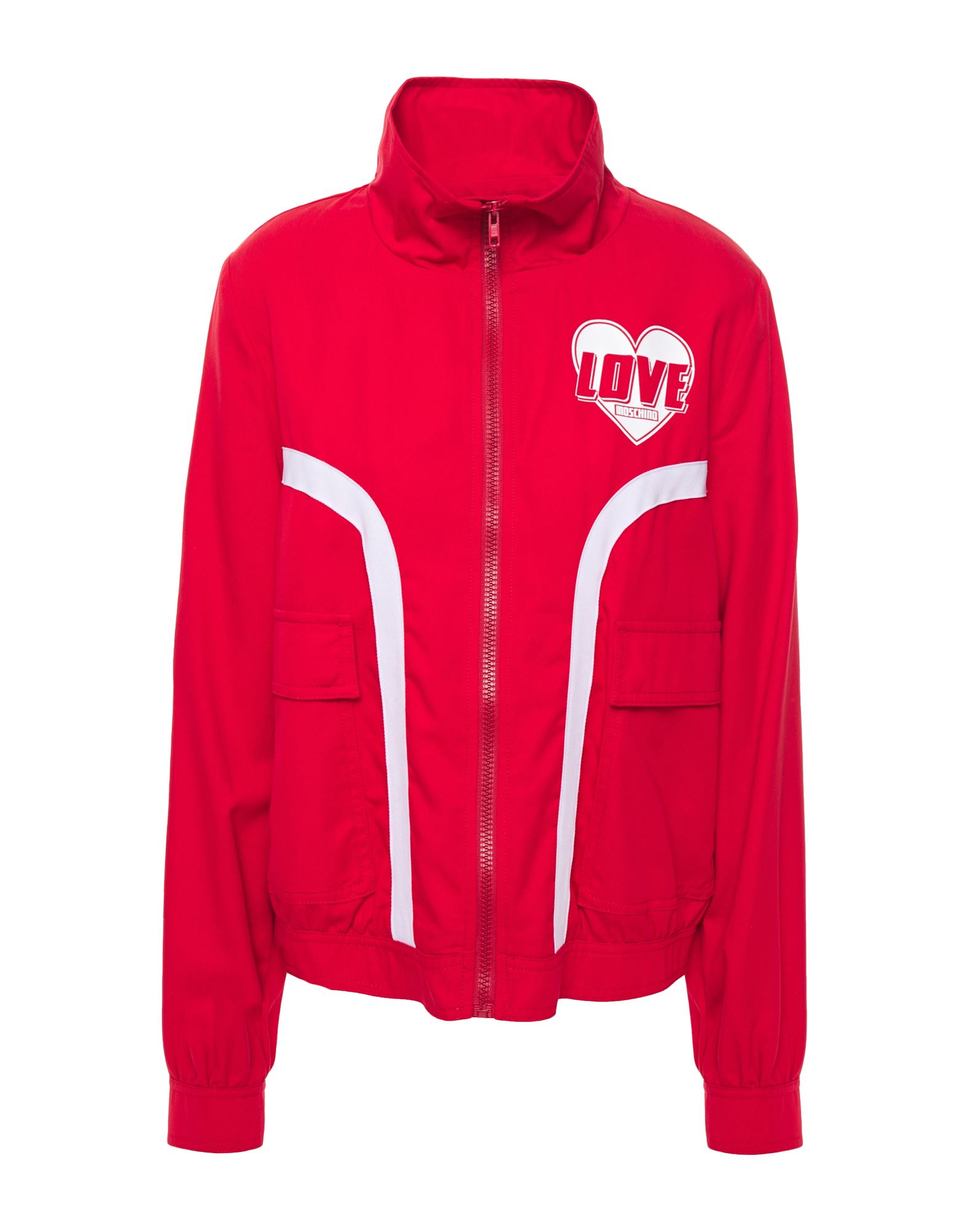 LOVE MOSCHINO Jacke & Anorak Damen Rot von LOVE MOSCHINO