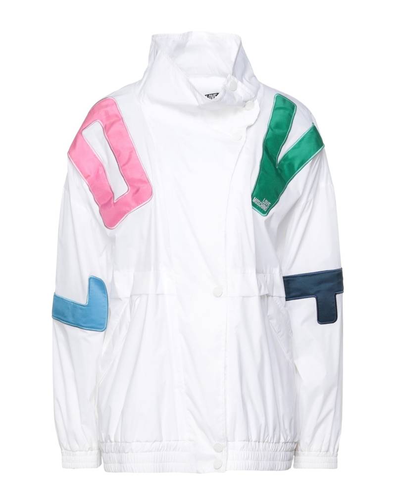 LOVE MOSCHINO Jacke & Anorak Damen Weiß von LOVE MOSCHINO