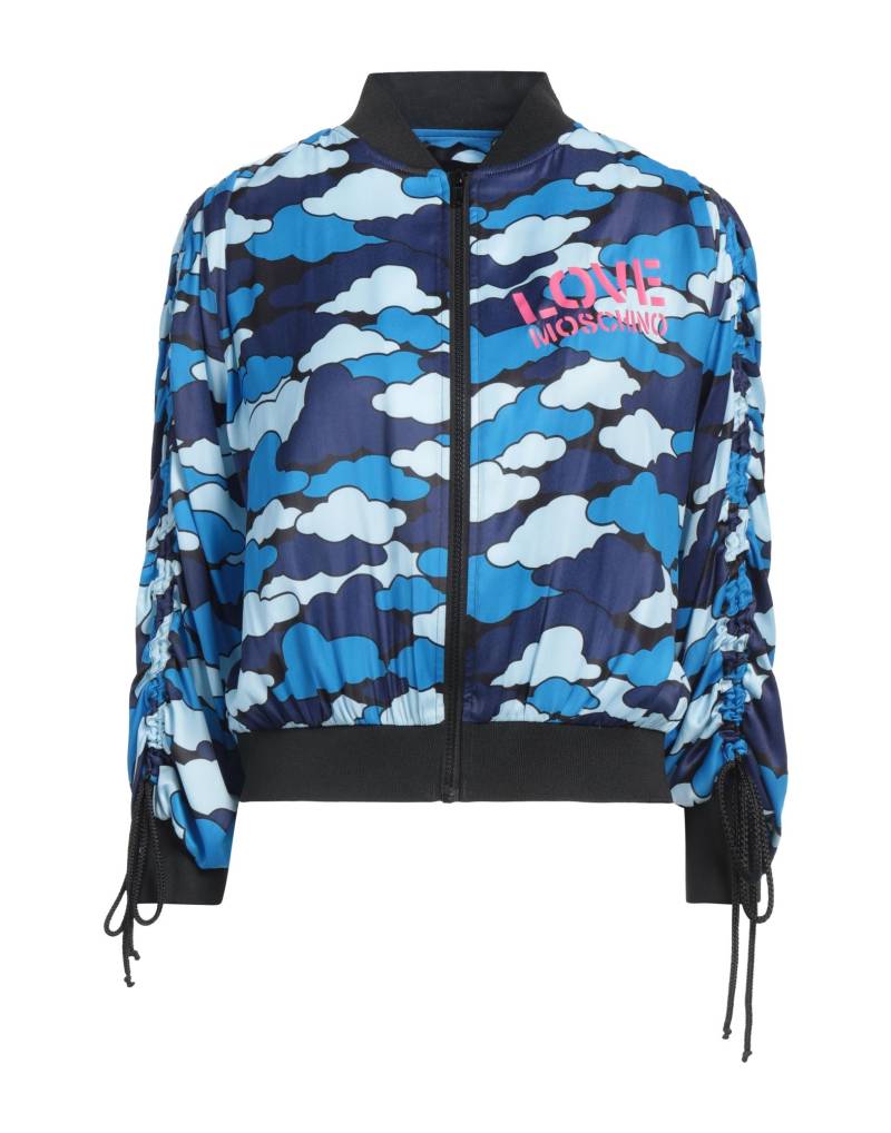 LOVE MOSCHINO Jacke & Anorak Damen Azurblau von LOVE MOSCHINO
