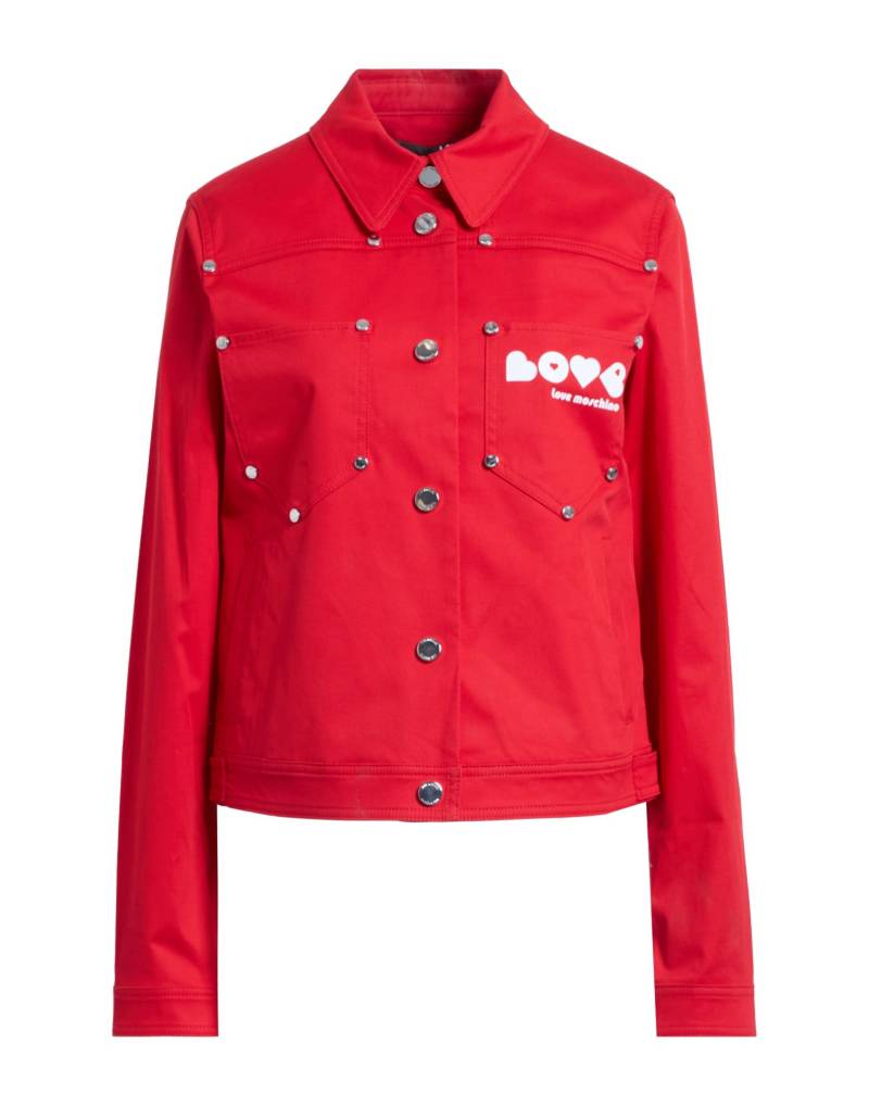 LOVE MOSCHINO Jacke & Anorak Damen Rot von LOVE MOSCHINO