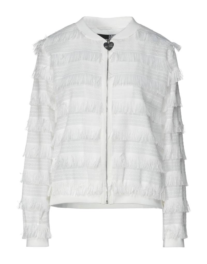 LOVE MOSCHINO Jacke & Anorak Damen Weiß von LOVE MOSCHINO