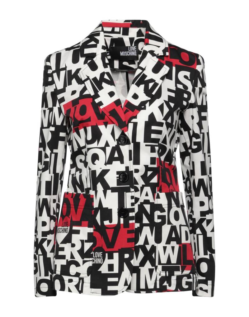 LOVE MOSCHINO Blazer Damen Weiß von LOVE MOSCHINO