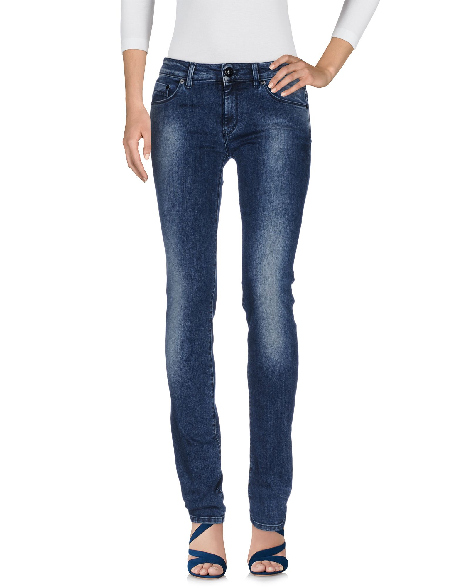 LOVE MOSCHINO Jeanshose Damen Blau von LOVE MOSCHINO