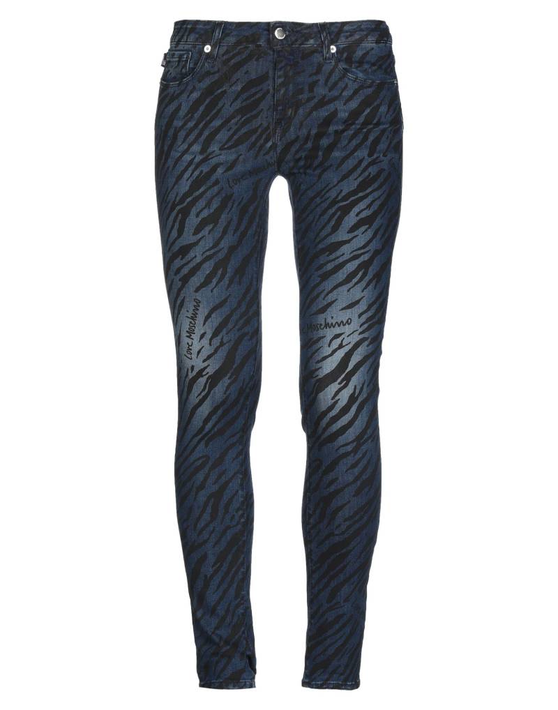 LOVE MOSCHINO Jeanshose Damen Blau von LOVE MOSCHINO