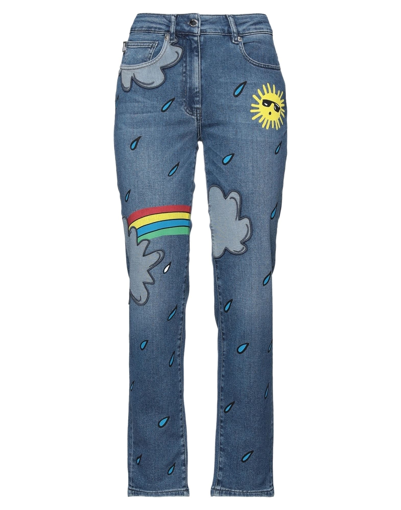 LOVE MOSCHINO Jeanshose Damen Blau von LOVE MOSCHINO