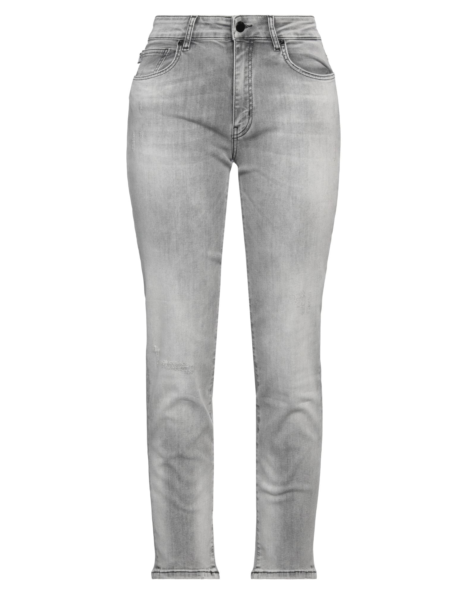 LOVE MOSCHINO Jeanshose Damen Grau von LOVE MOSCHINO