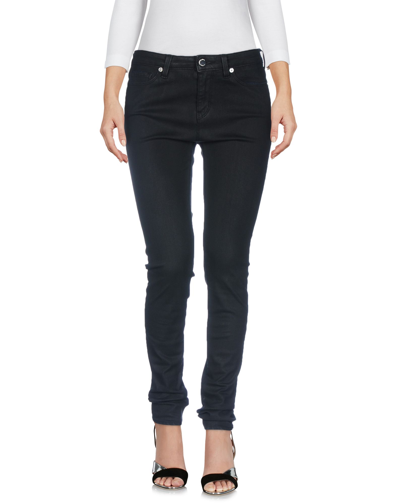 LOVE MOSCHINO Jeanshose Damen Schwarz von LOVE MOSCHINO